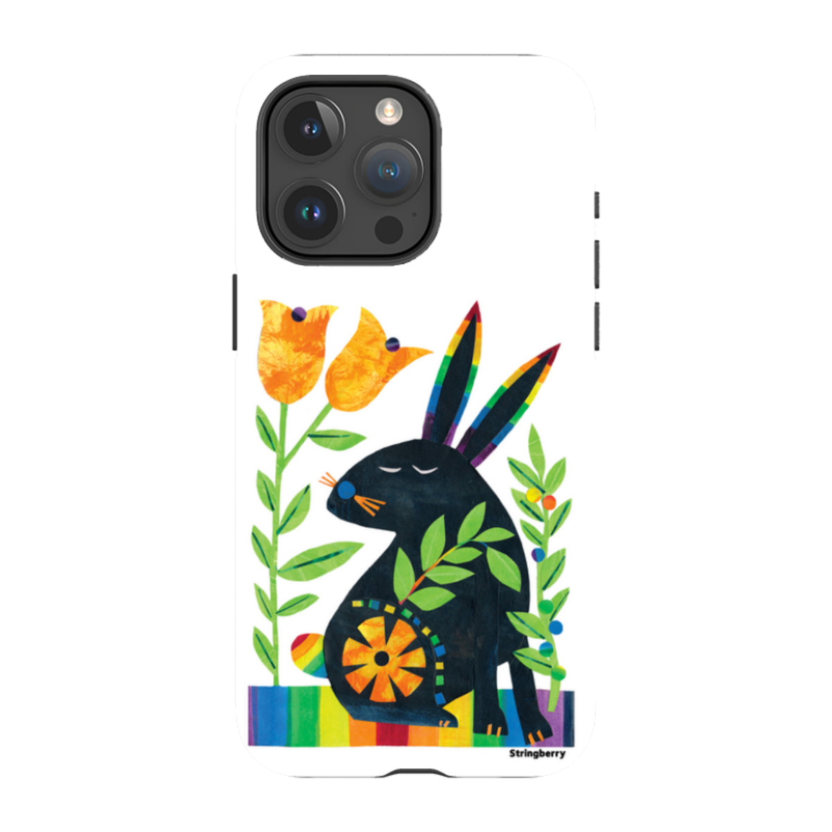 iPhone Tough Case - Pride Rabbit By Tracey English