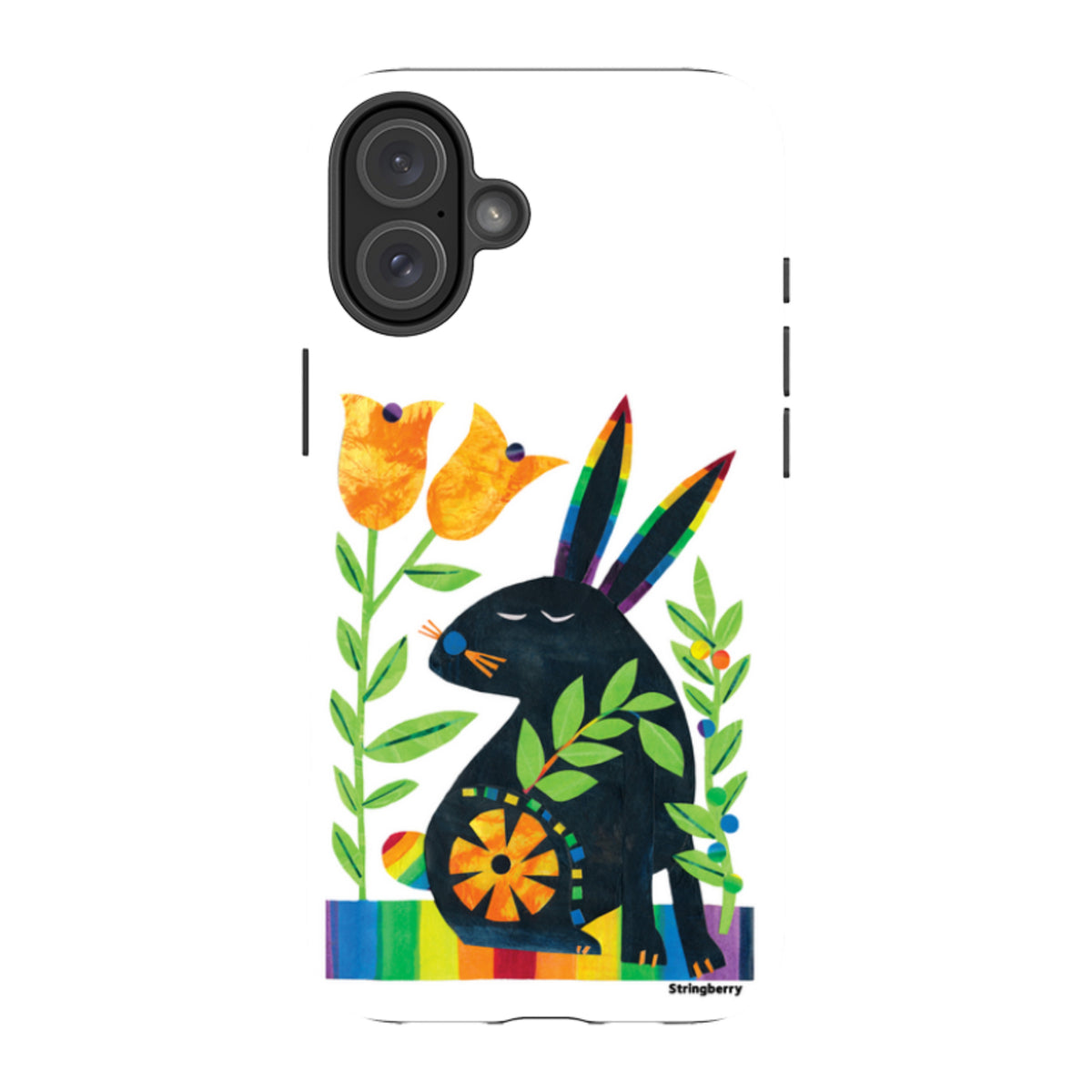 iPhone Tough Case - Pride Rabbit By Tracey English