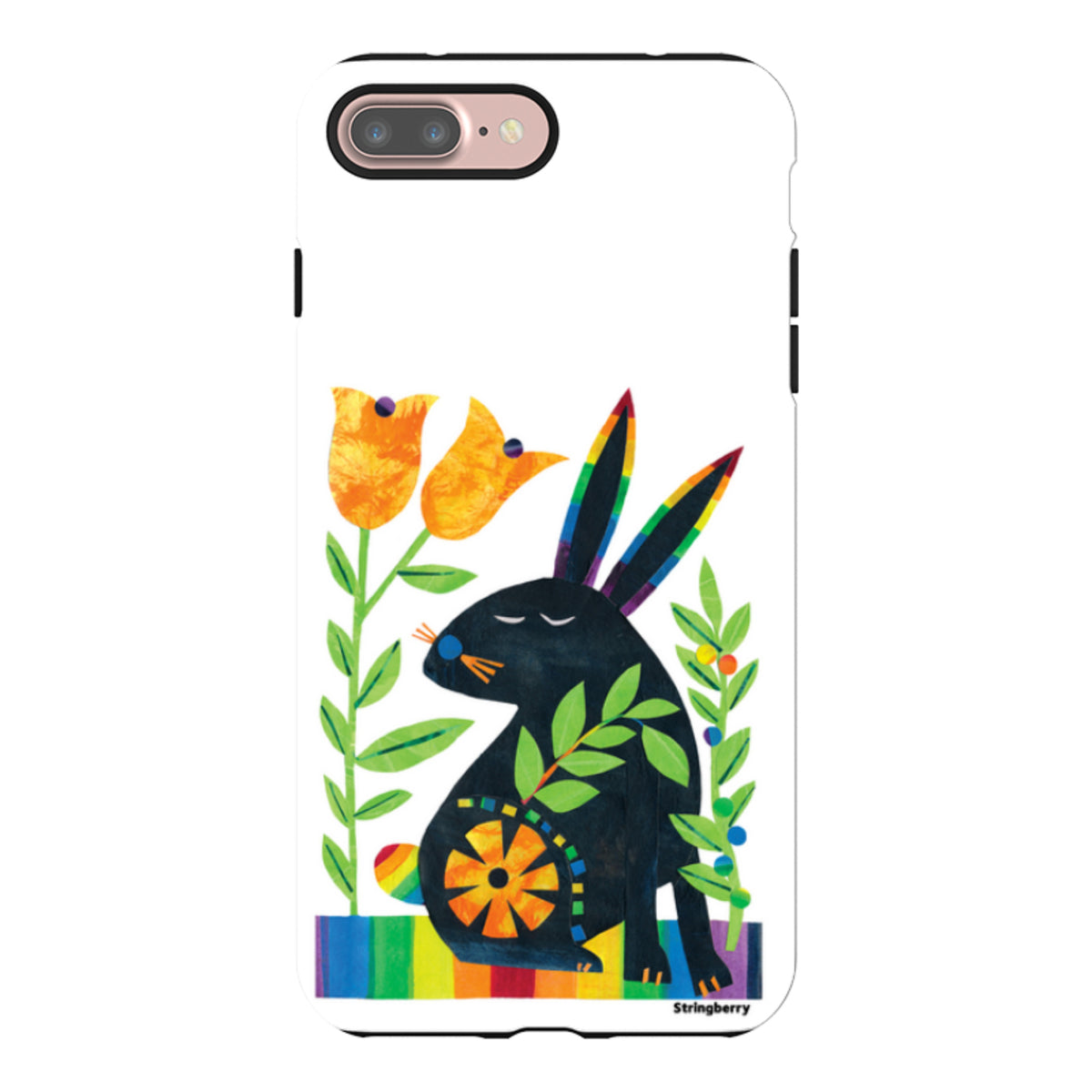 iPhone Tough Case - Pride Rabbit By Tracey English