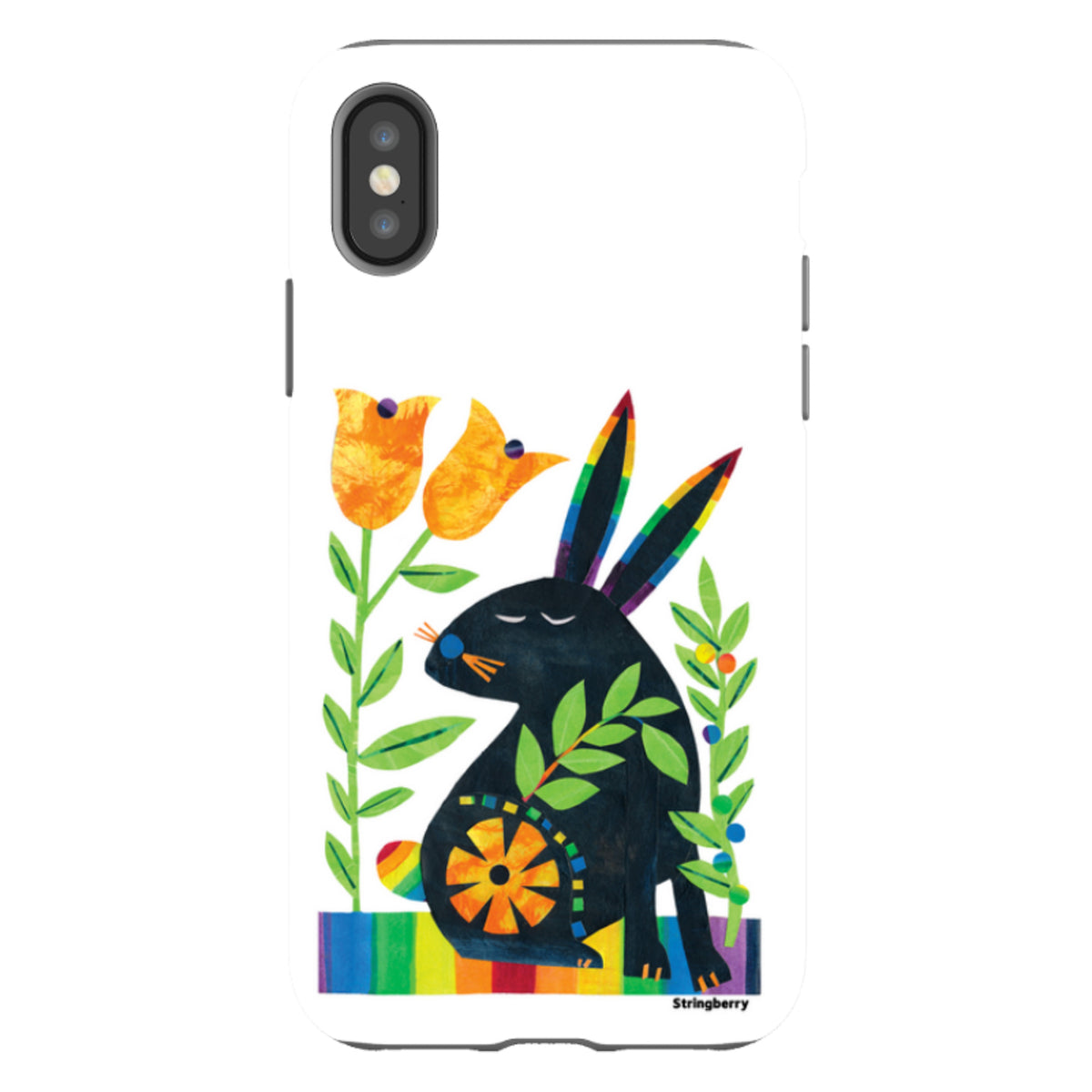 iPhone Tough Case - Pride Rabbit By Tracey English