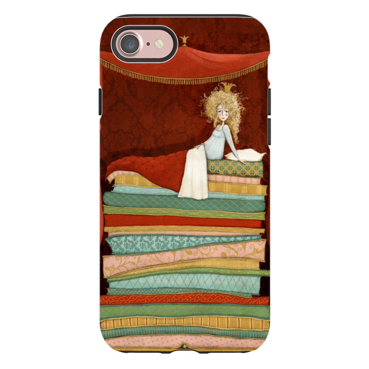 iPhone Tough Case - Princess And The Pea By Maja Lindberg