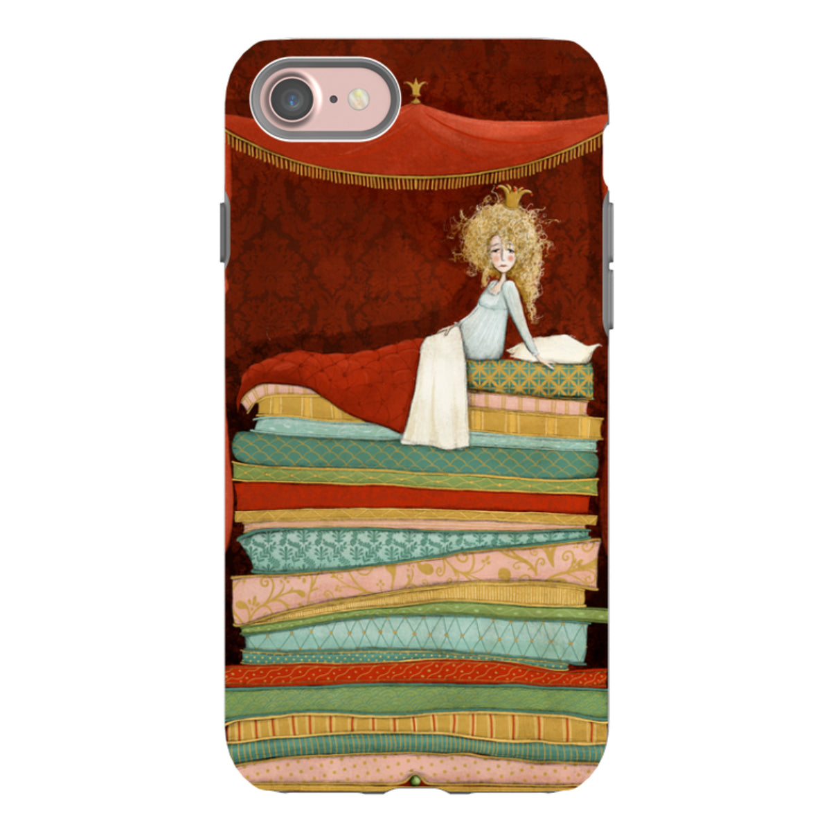 iPhone Tough Case - Princess And The Pea By Maja Lindberg