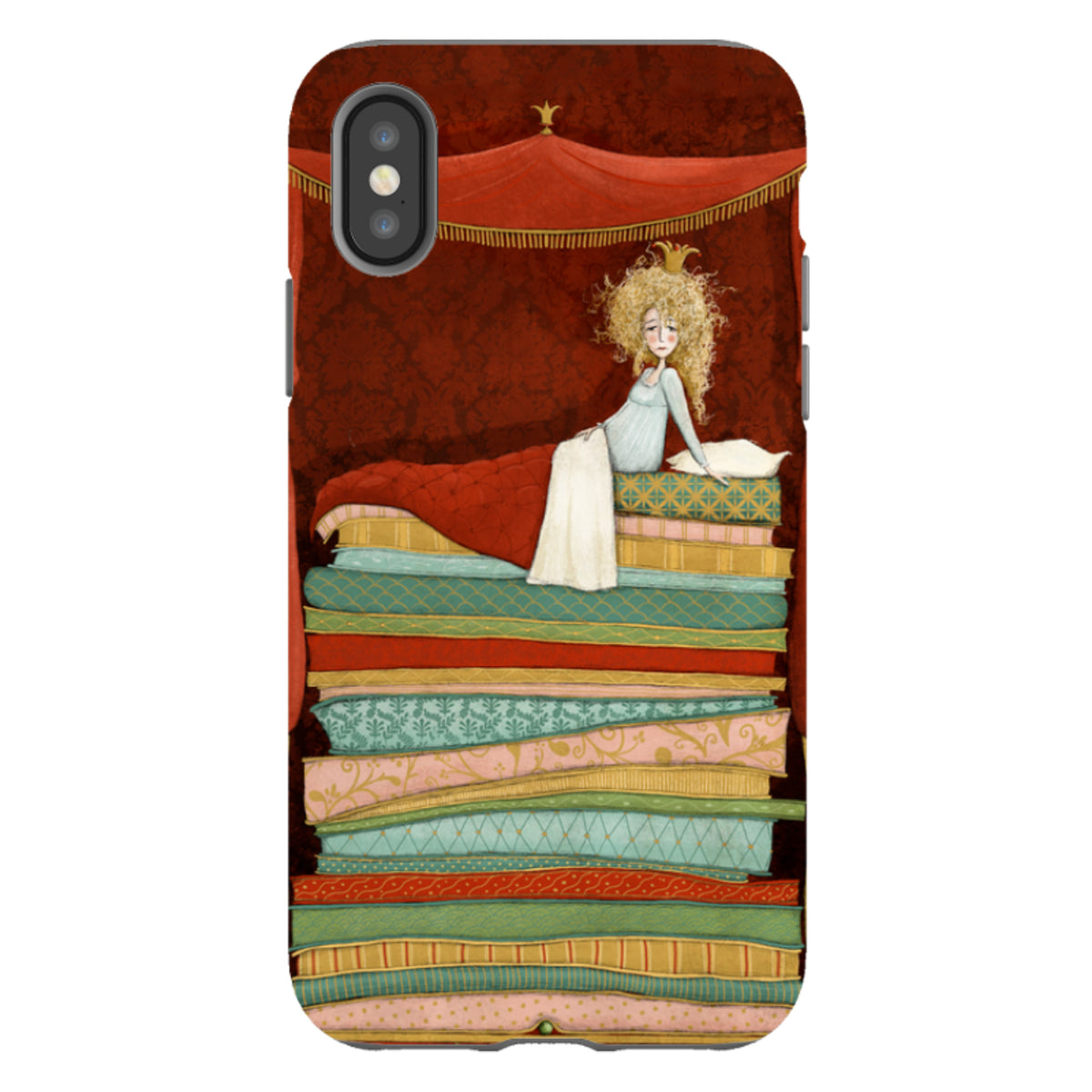 iPhone Tough Case - Princess And The Pea By Maja Lindberg
