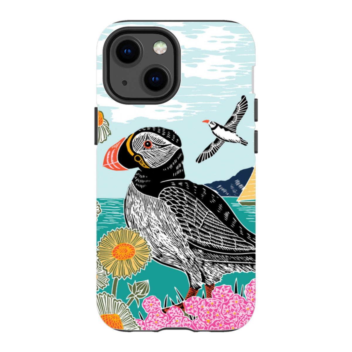 iPhone Tough Case - Proud Puffin By Kate Heiss