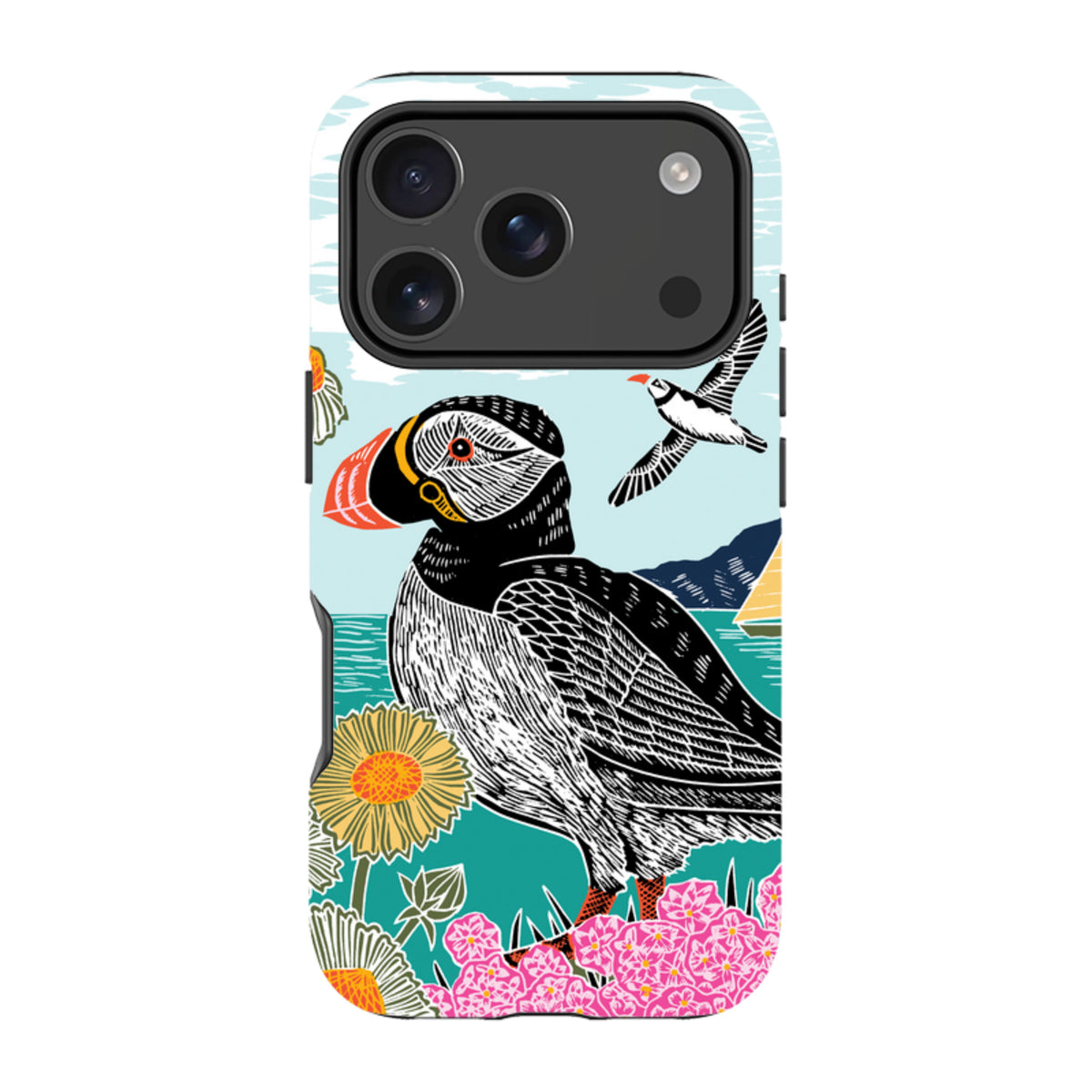 iPhone Tough Case - Proud Puffin By Kate Heiss