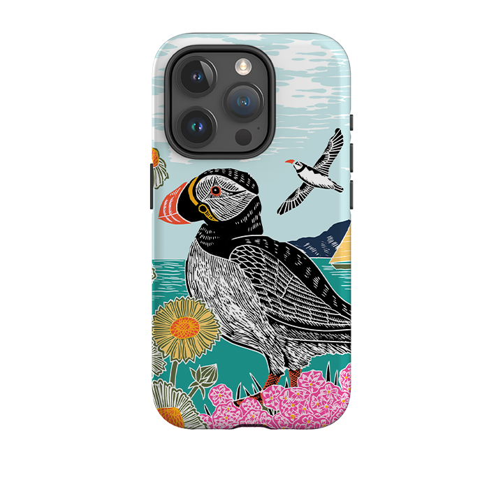 iPhone Tough Case - Proud Puffin By Kate Heiss