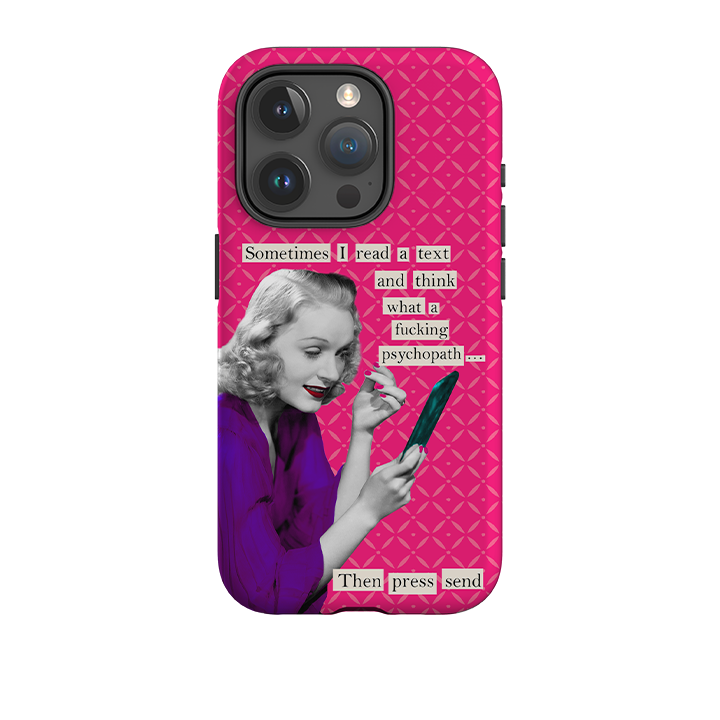 iPhone Tough Case – Psychopath von Clare Jordan