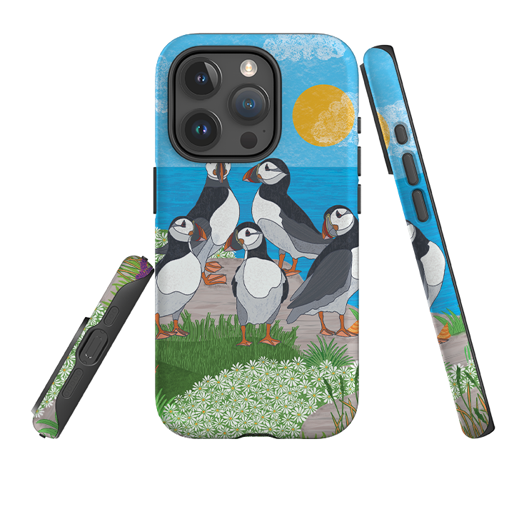 iPhone Tough Case - Puffins By Natalie Pedetti Prack