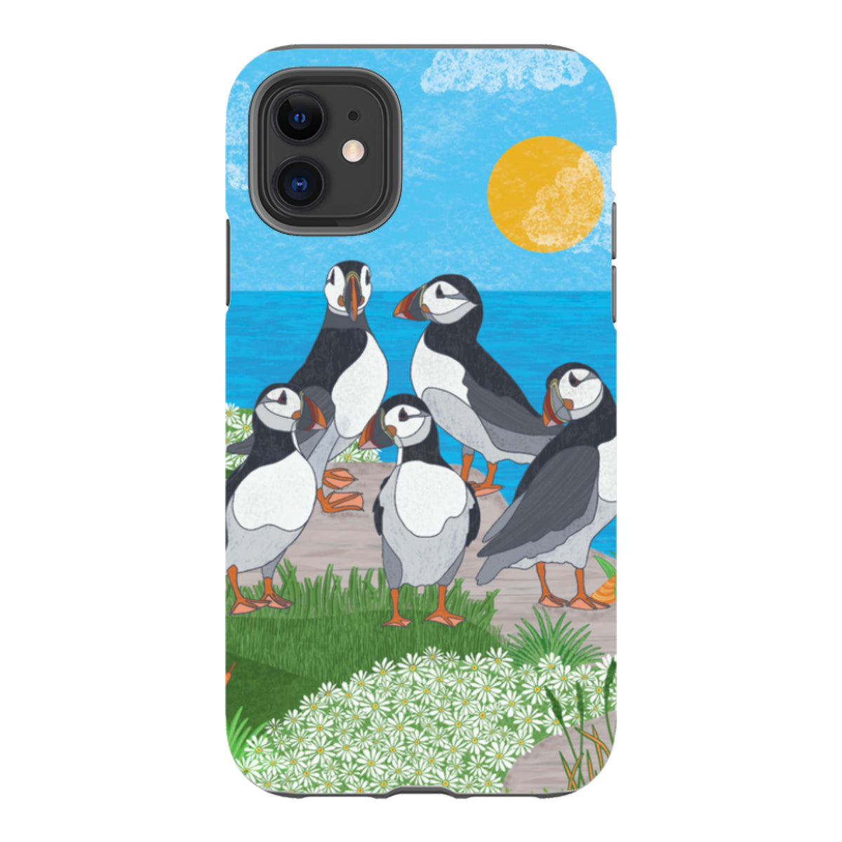 iPhone Tough Case - Puffins By Natalie Pedetti Prack