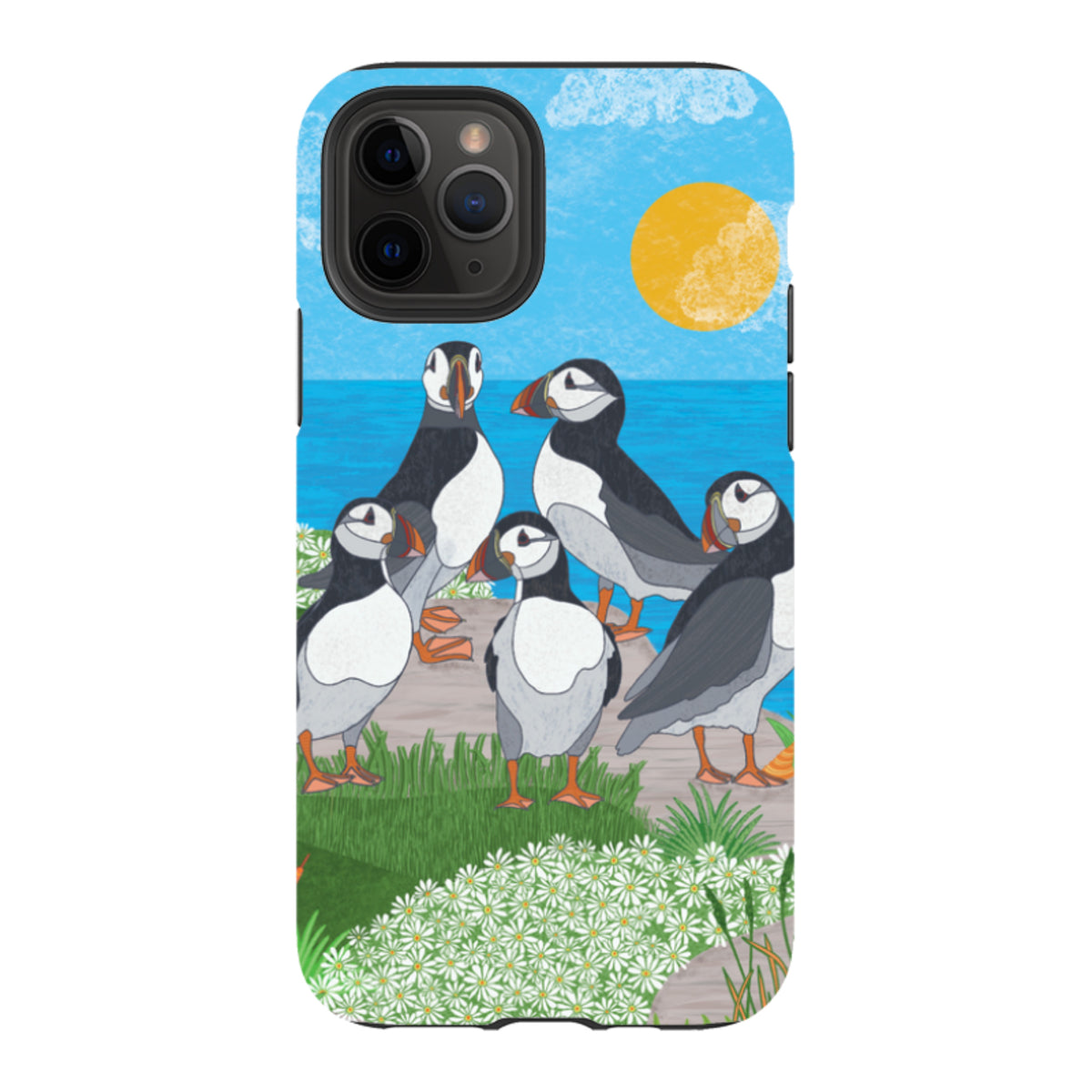 iPhone Tough Case - Puffins By Natalie Pedetti Prack