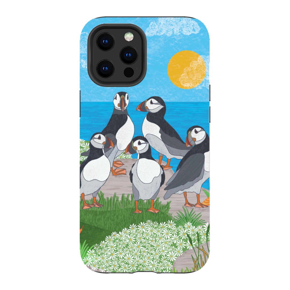 iPhone Tough Case - Puffins By Natalie Pedetti Prack