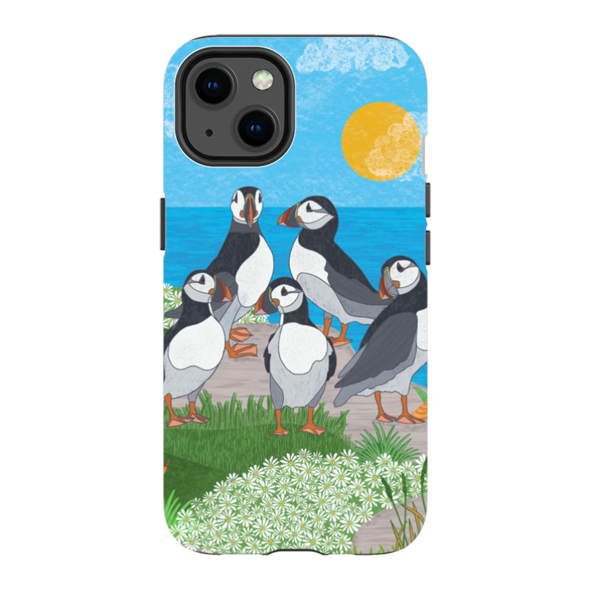 iPhone Tough Case - Puffins By Natalie Pedetti Prack