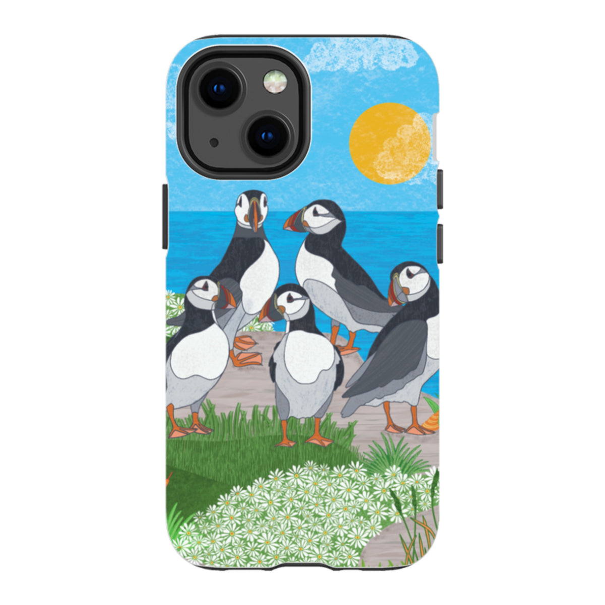 iPhone Tough Case - Puffins By Natalie Pedetti Prack