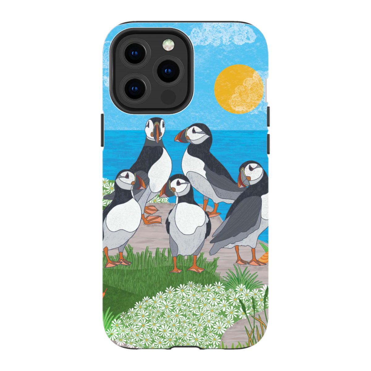 iPhone Tough Case - Puffins By Natalie Pedetti Prack