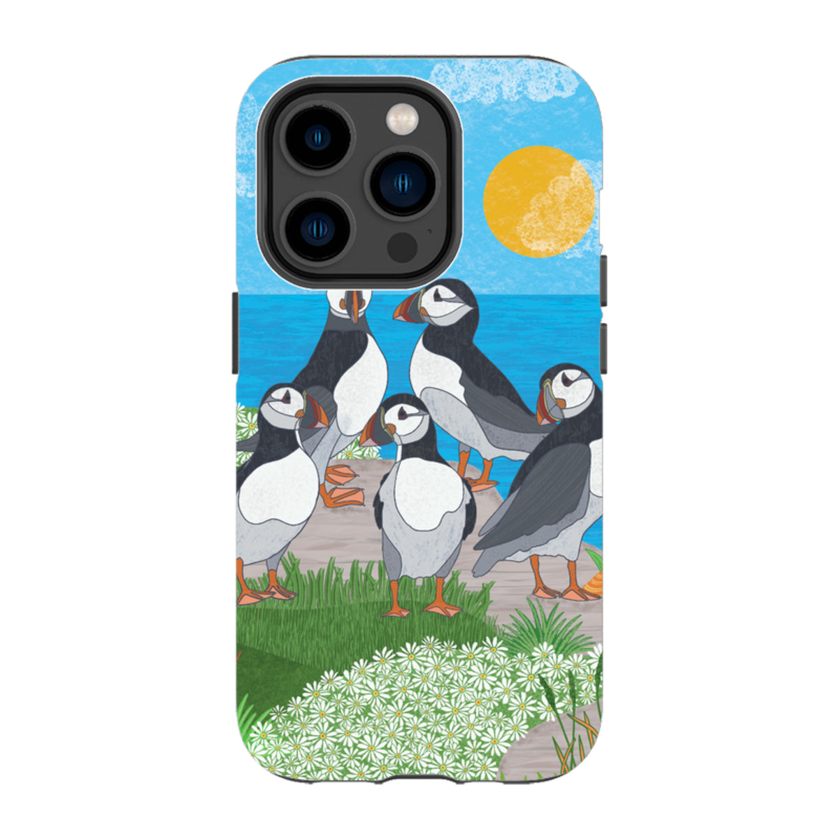 iPhone Tough Case - Puffins By Natalie Pedetti Prack