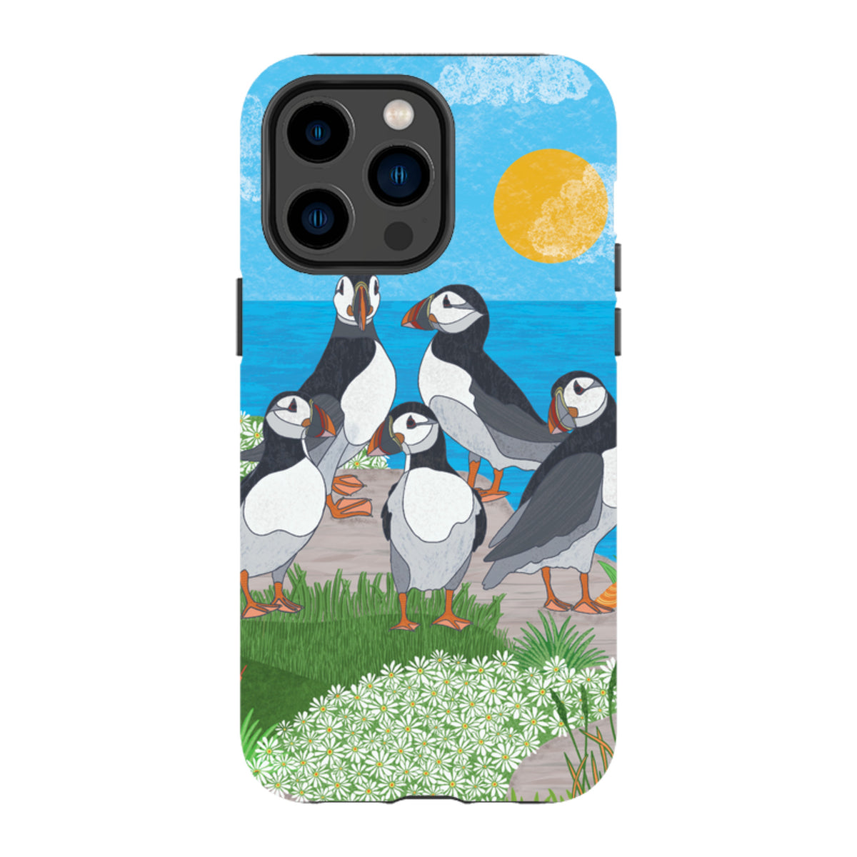 iPhone Tough Case - Puffins By Natalie Pedetti Prack