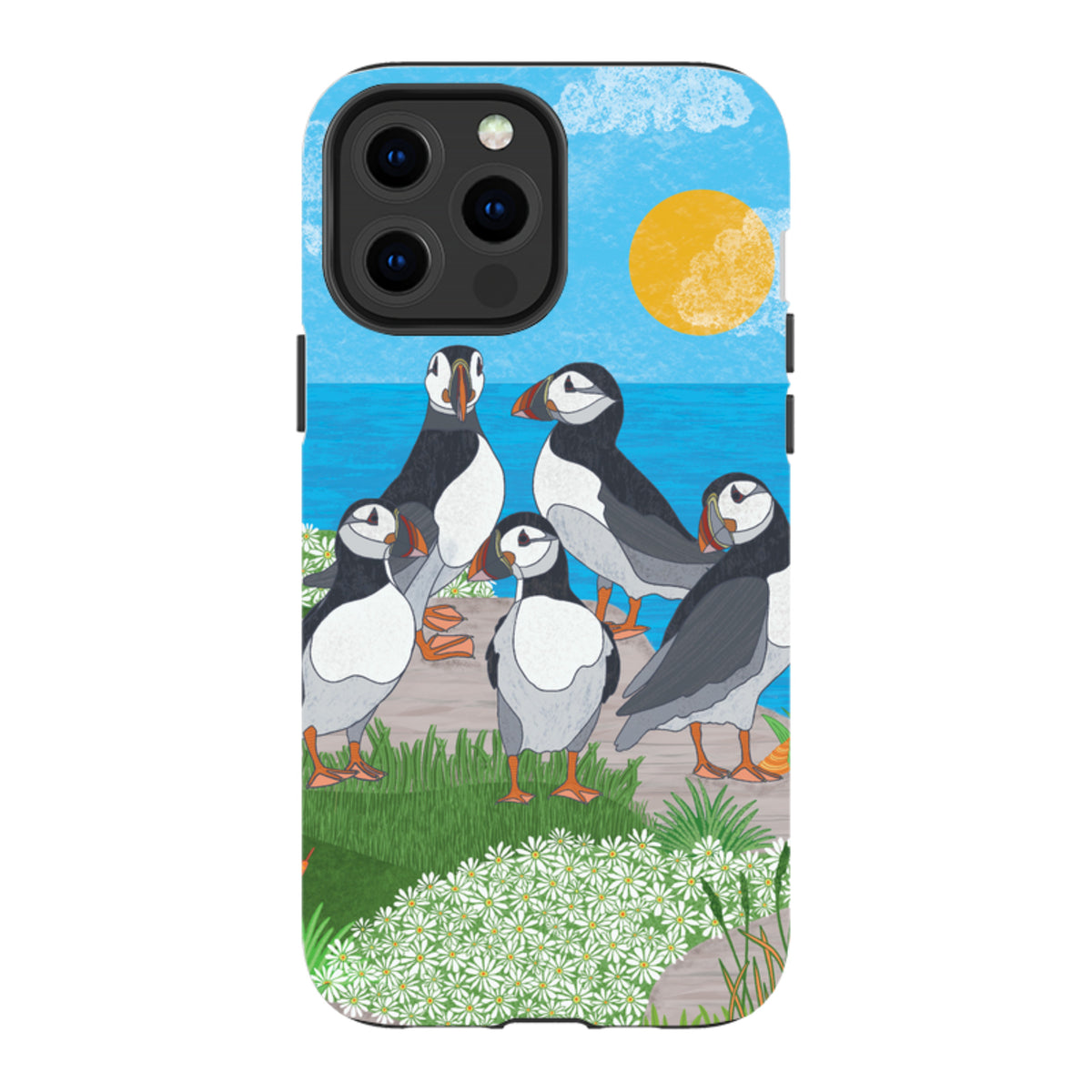 iPhone Tough Case - Puffins By Natalie Pedetti Prack