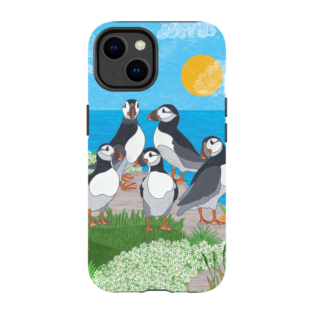 iPhone Tough Case - Puffins By Natalie Pedetti Prack