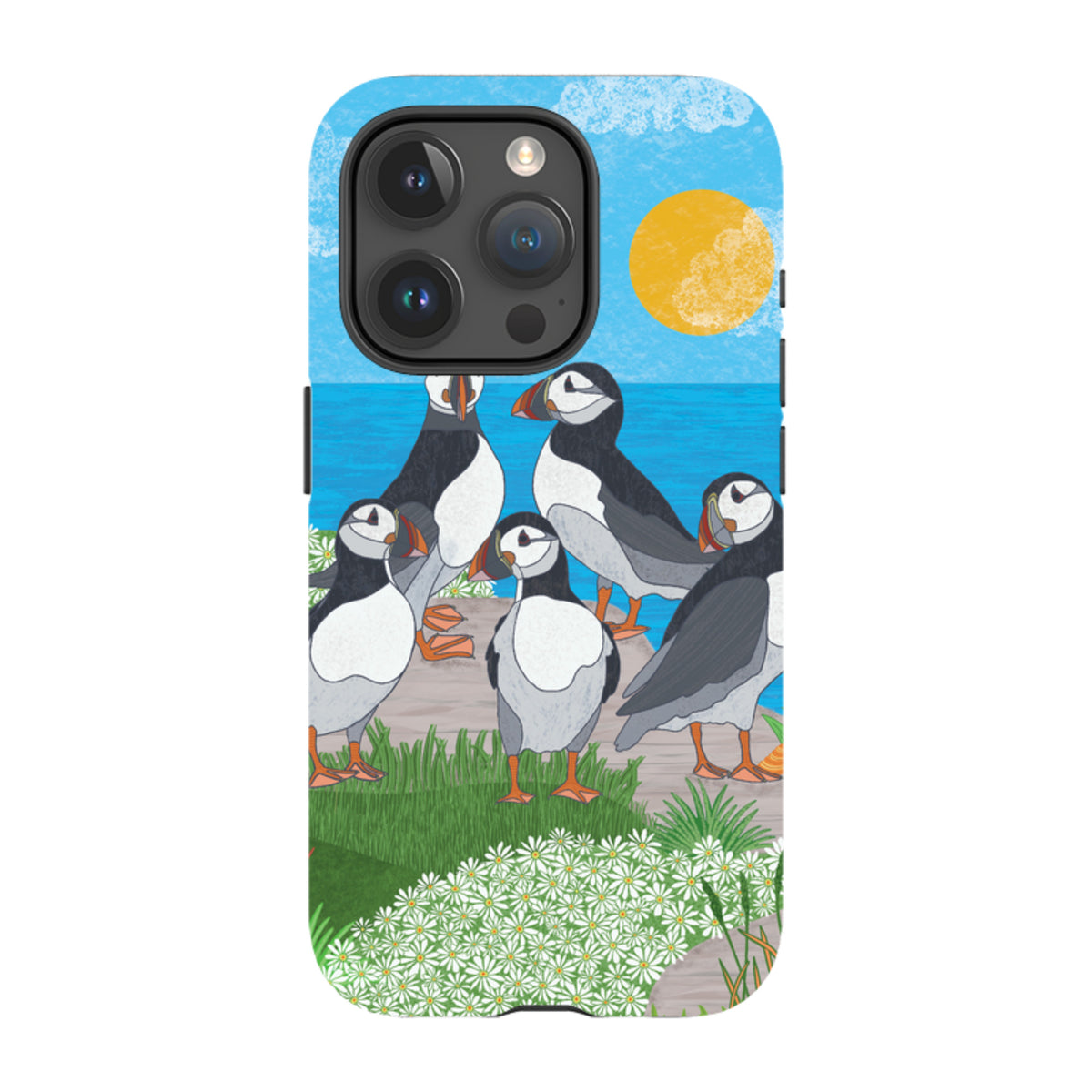 iPhone Tough Case - Puffins By Natalie Pedetti Prack