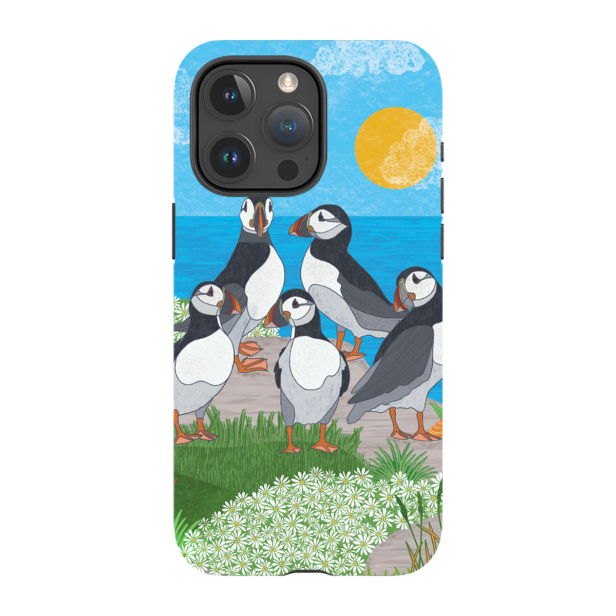 iPhone Tough Case - Puffins By Natalie Pedetti Prack