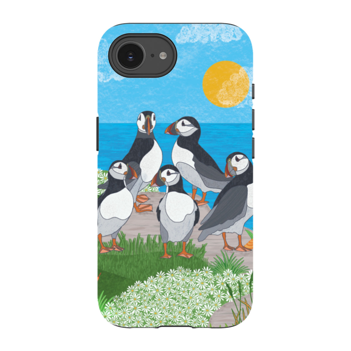 iPhone Tough Case - Puffins By Natalie Pedetti Prack