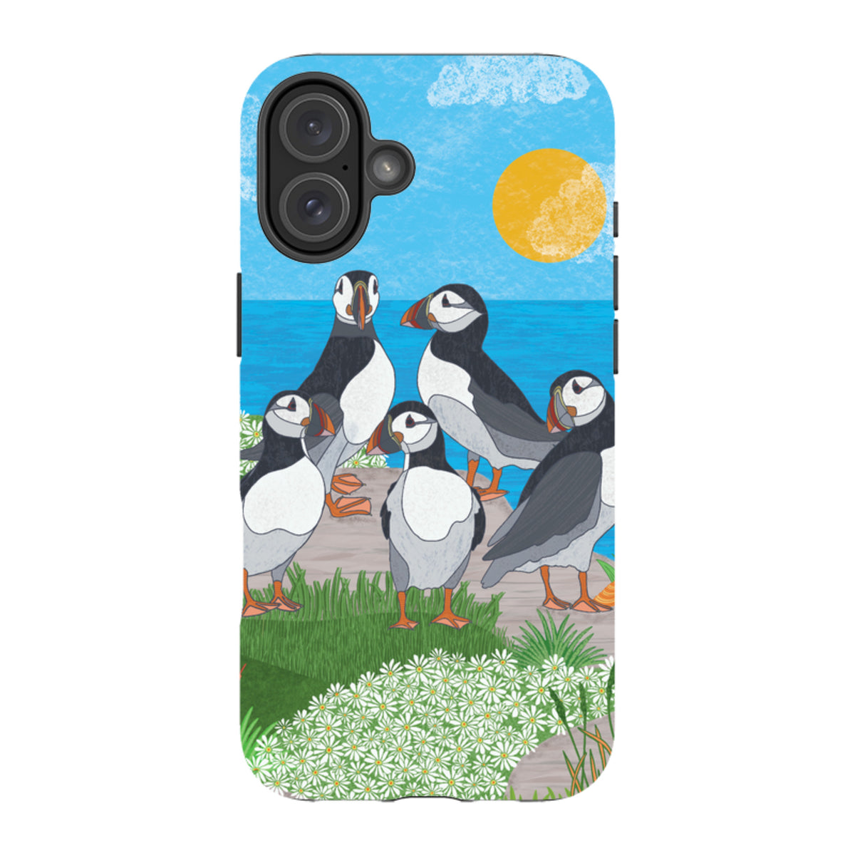 iPhone Tough Case - Puffins By Natalie Pedetti Prack
