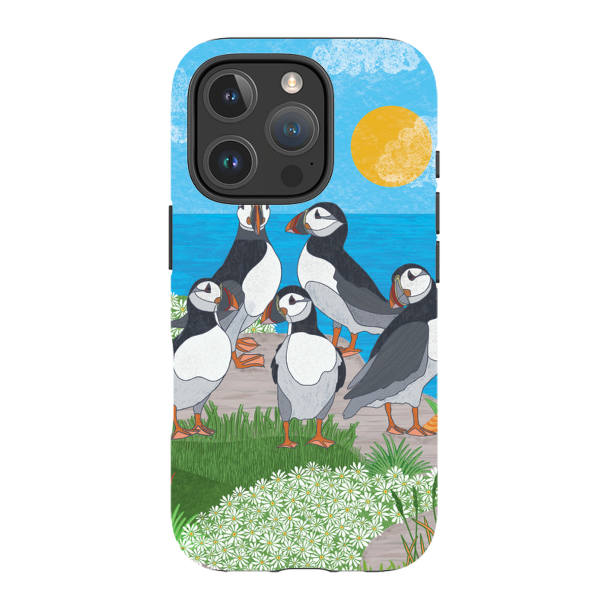 iPhone Tough Case - Puffins By Natalie Pedetti Prack
