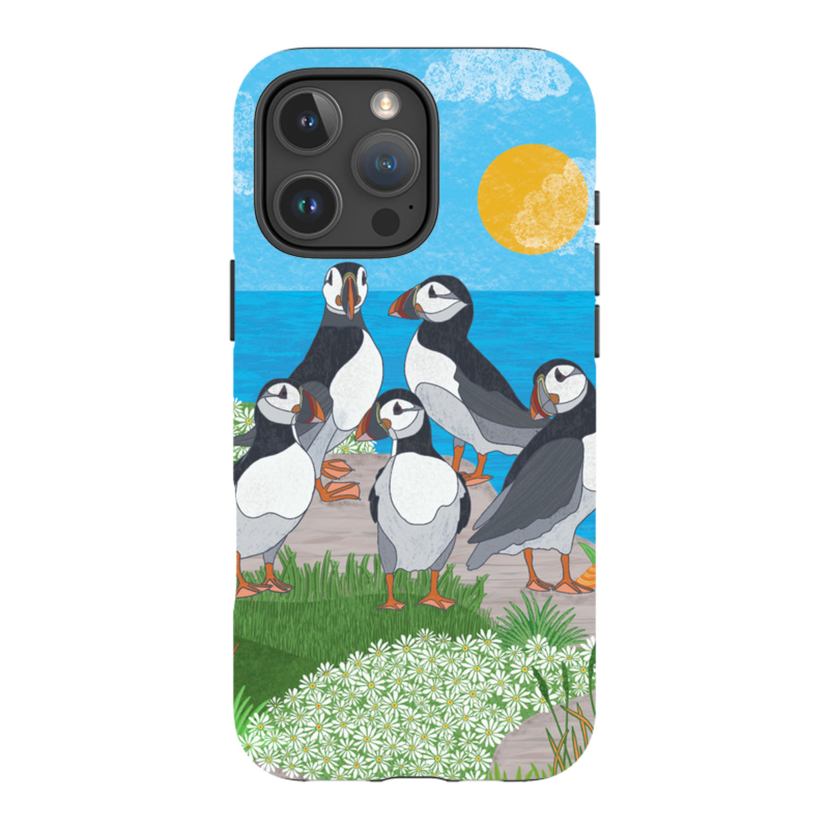 iPhone Tough Case - Puffins By Natalie Pedetti Prack