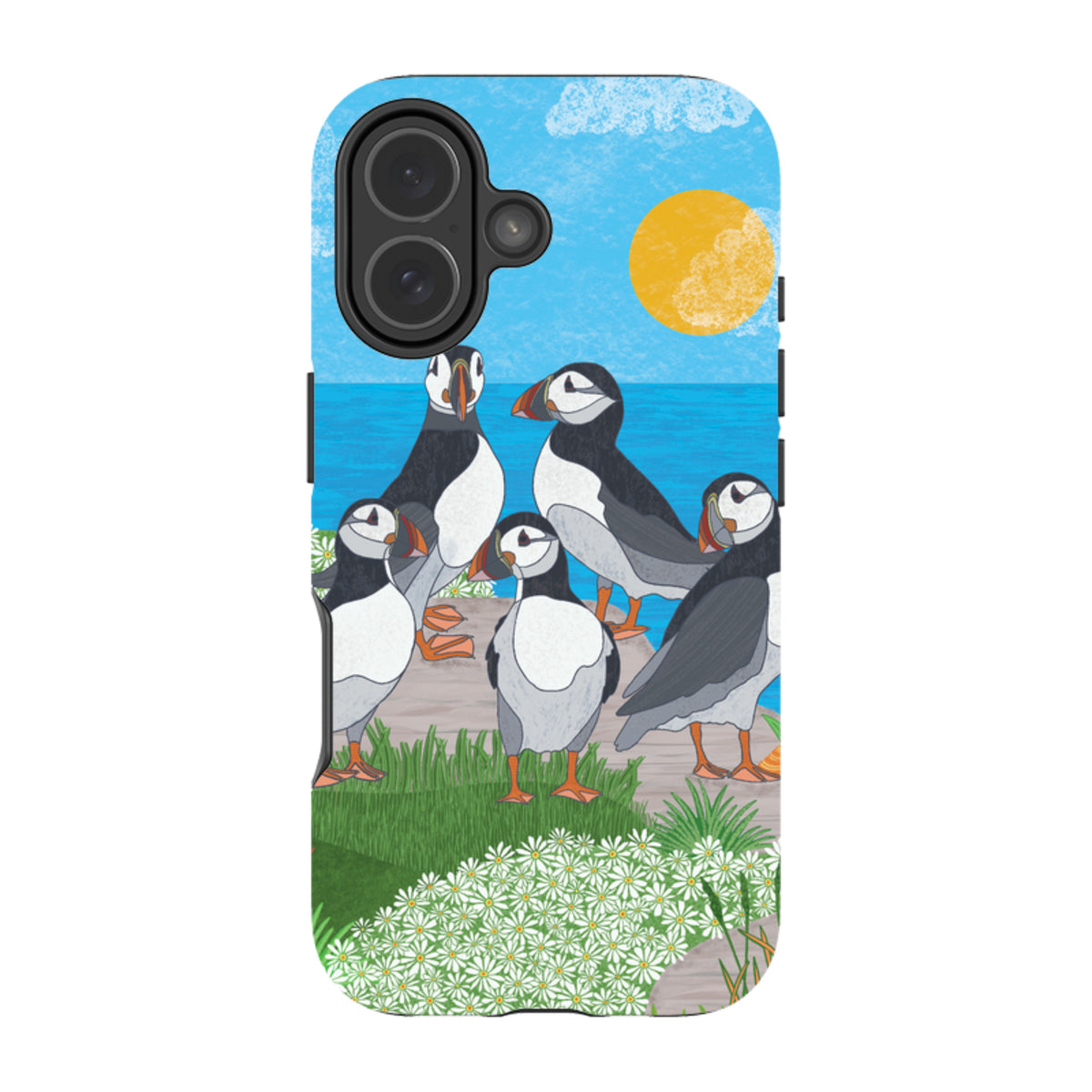 iPhone Tough Case - Puffins By Natalie Pedetti Prack