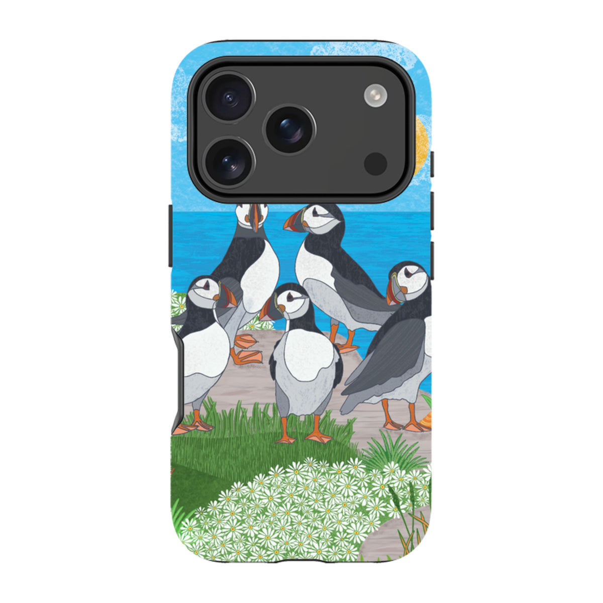 iPhone Tough Case - Puffins By Natalie Pedetti Prack