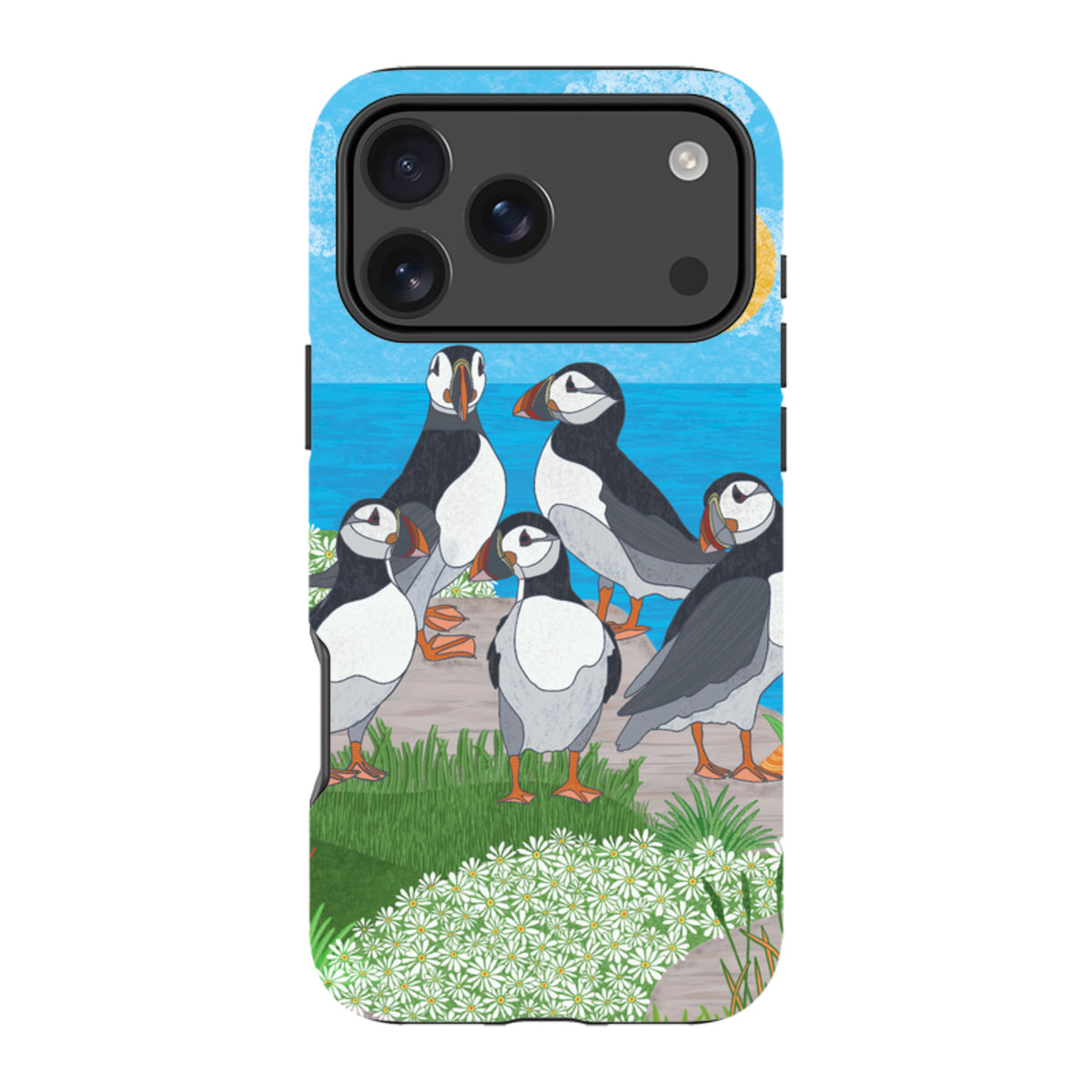 iPhone Tough Case - Puffins By Natalie Pedetti Prack