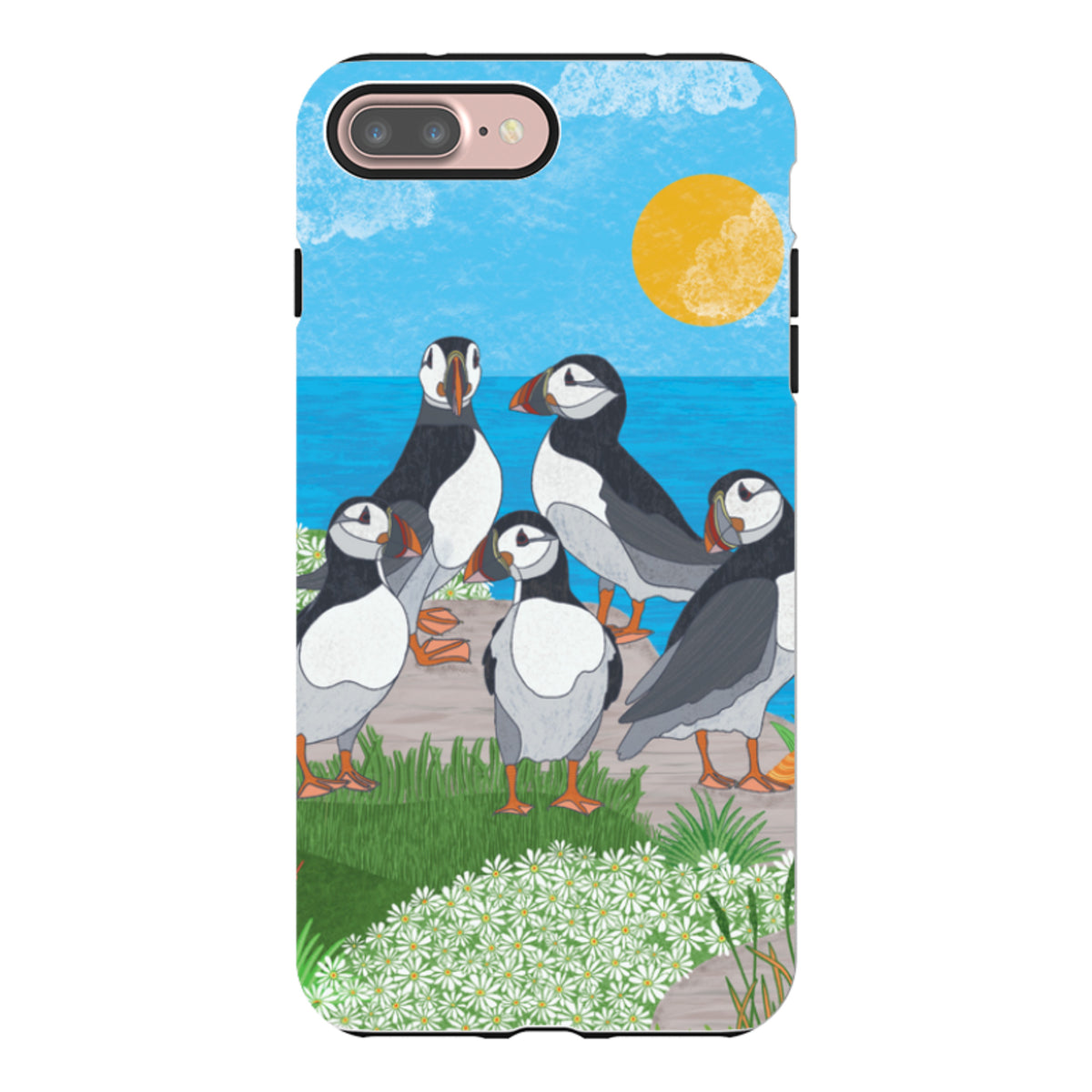 iPhone Tough Case - Puffins By Natalie Pedetti Prack