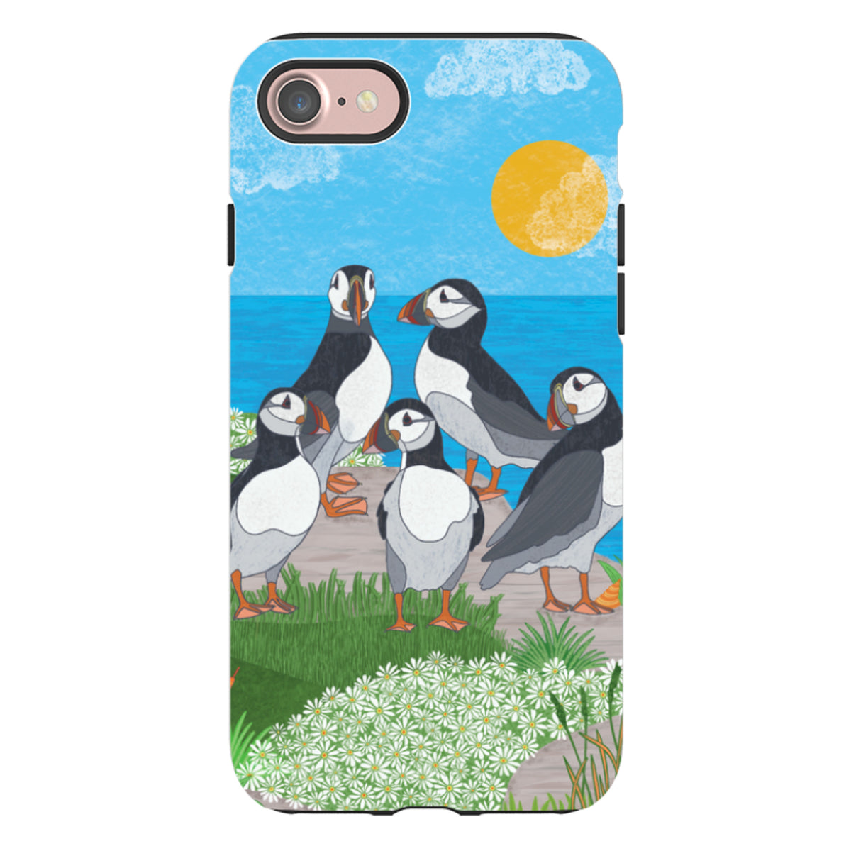 iPhone Tough Case - Puffins By Natalie Pedetti Prack