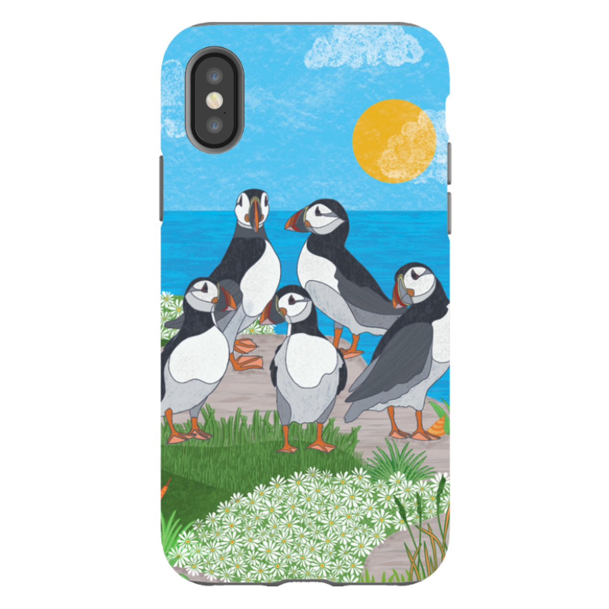 iPhone Tough Case - Puffins By Natalie Pedetti Prack
