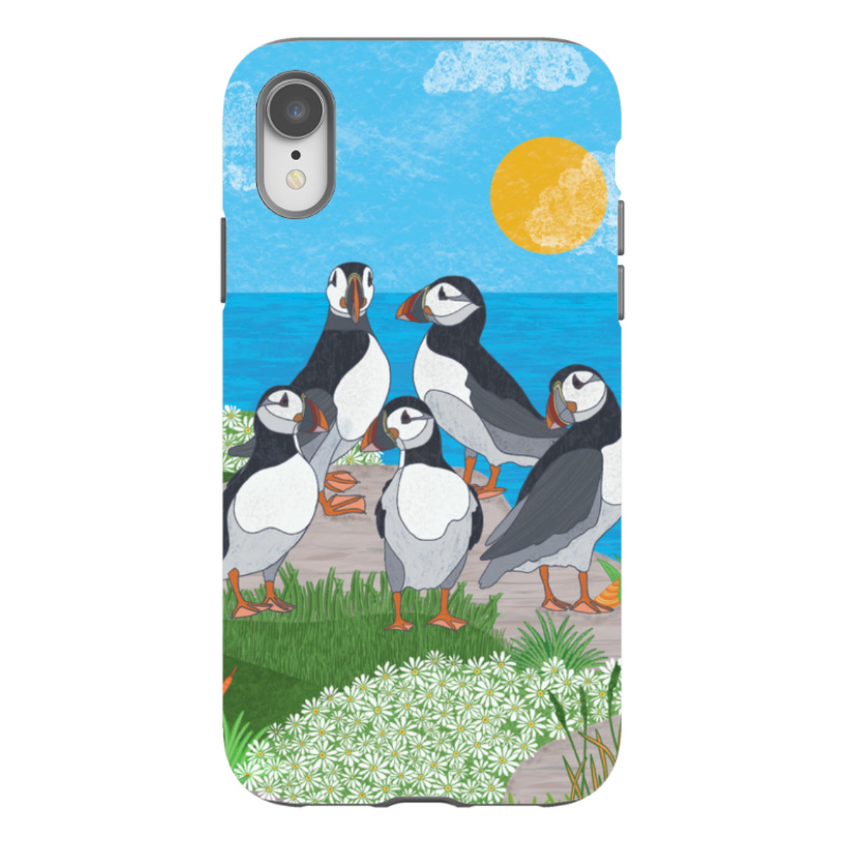 iPhone Tough Case - Puffins By Natalie Pedetti Prack