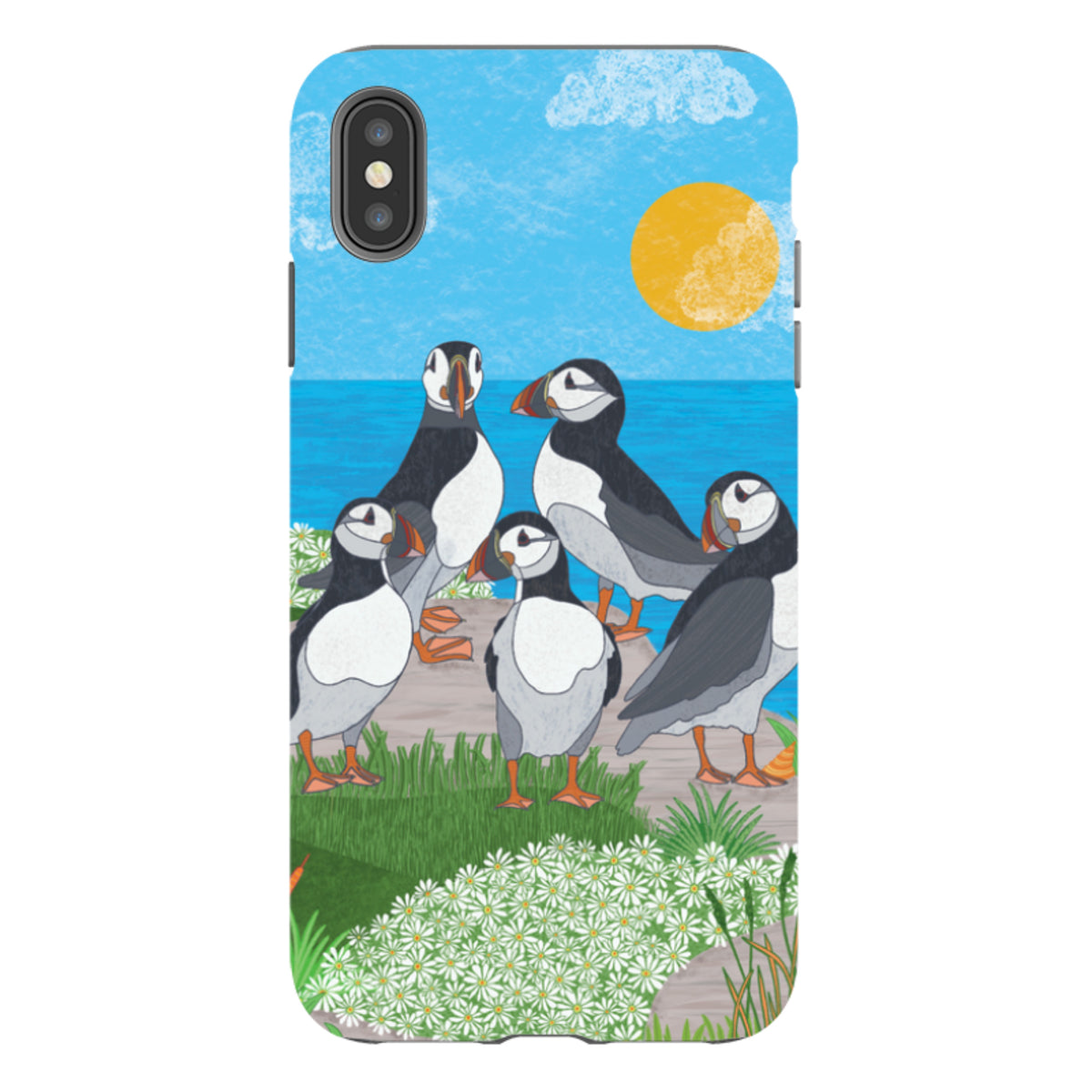 iPhone Tough Case - Puffins By Natalie Pedetti Prack