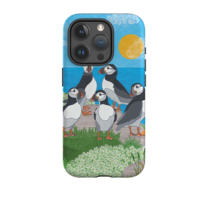 iPhone Tough Case - Puffins By Natalie Pedetti Prack