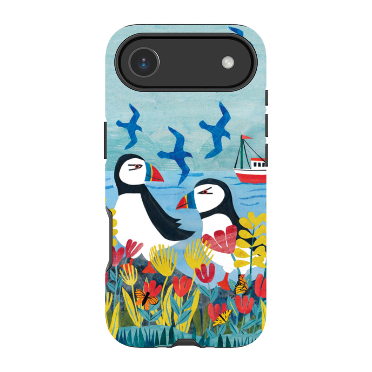 iPhone Tough Case - Puffins By Tracey English