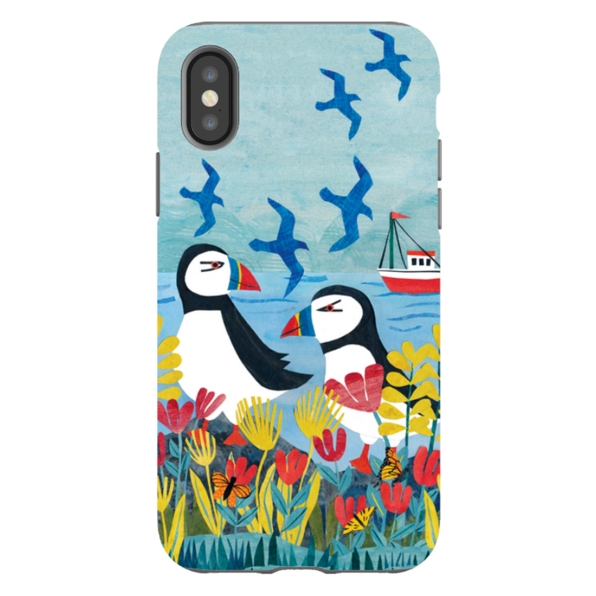 iPhone Tough Case - Puffins By Tracey English