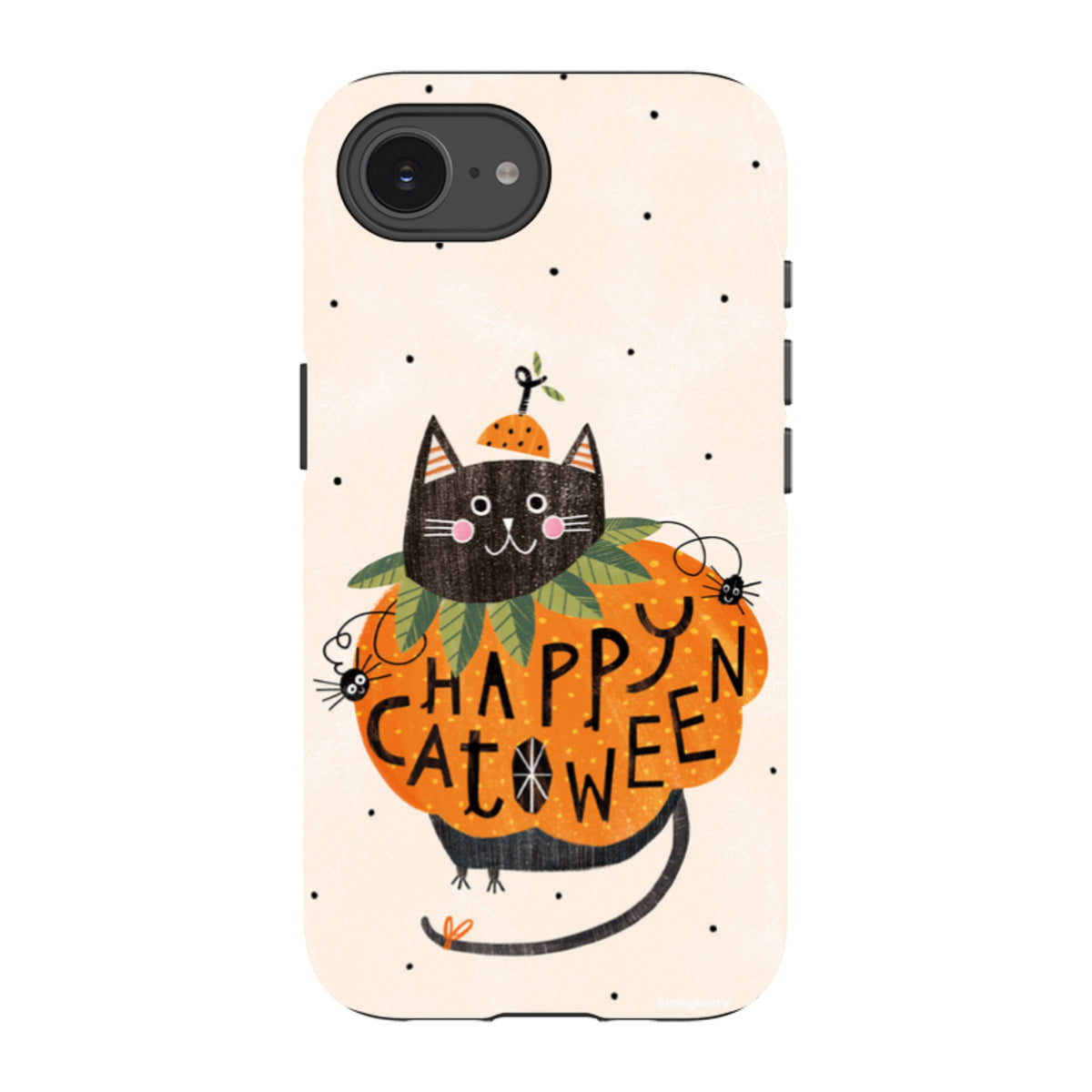 iPhone Tough Case - Pumpkin Cats By Ali Brookes