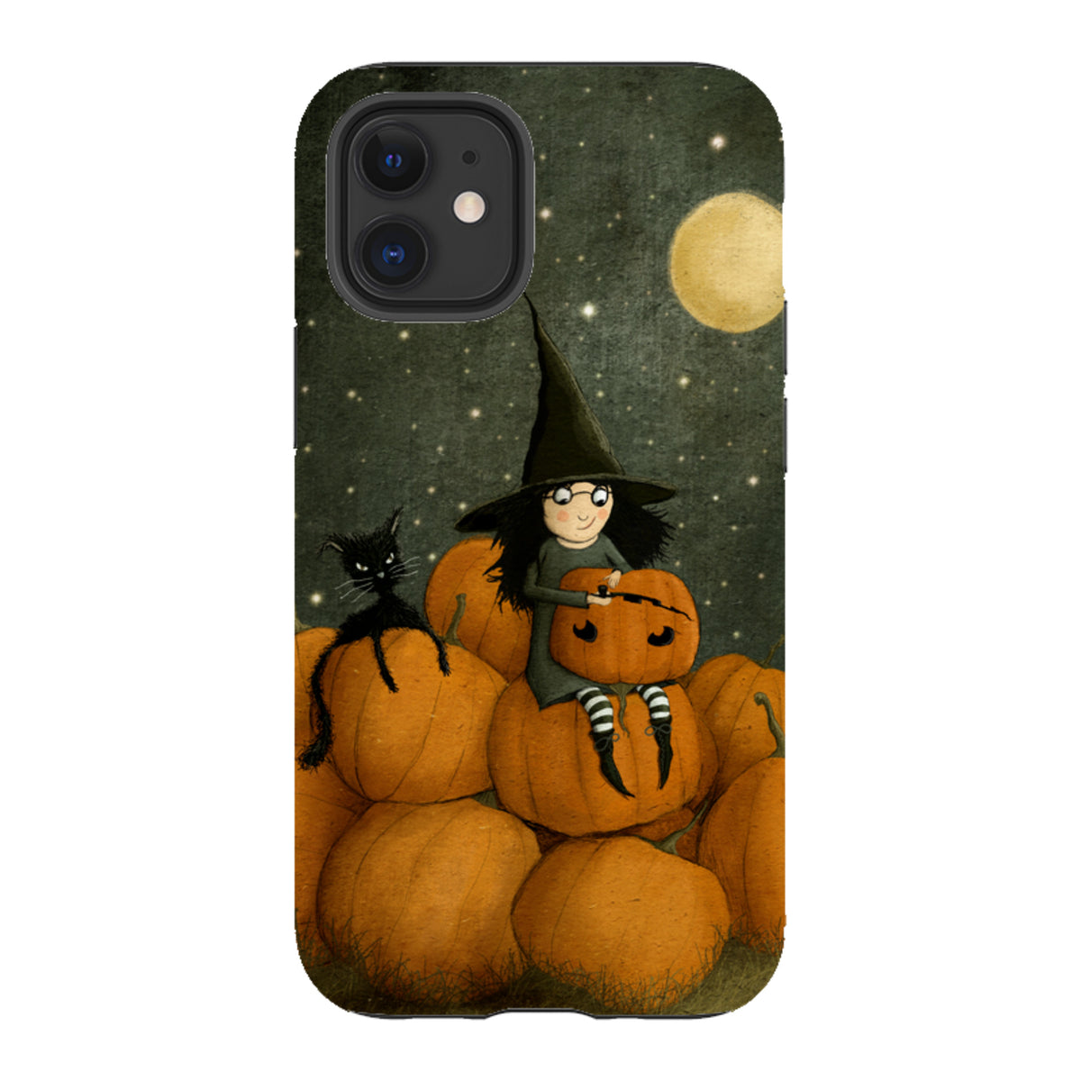 iPhone Tough Case - Pumpkin Witch By Maja Lindberg