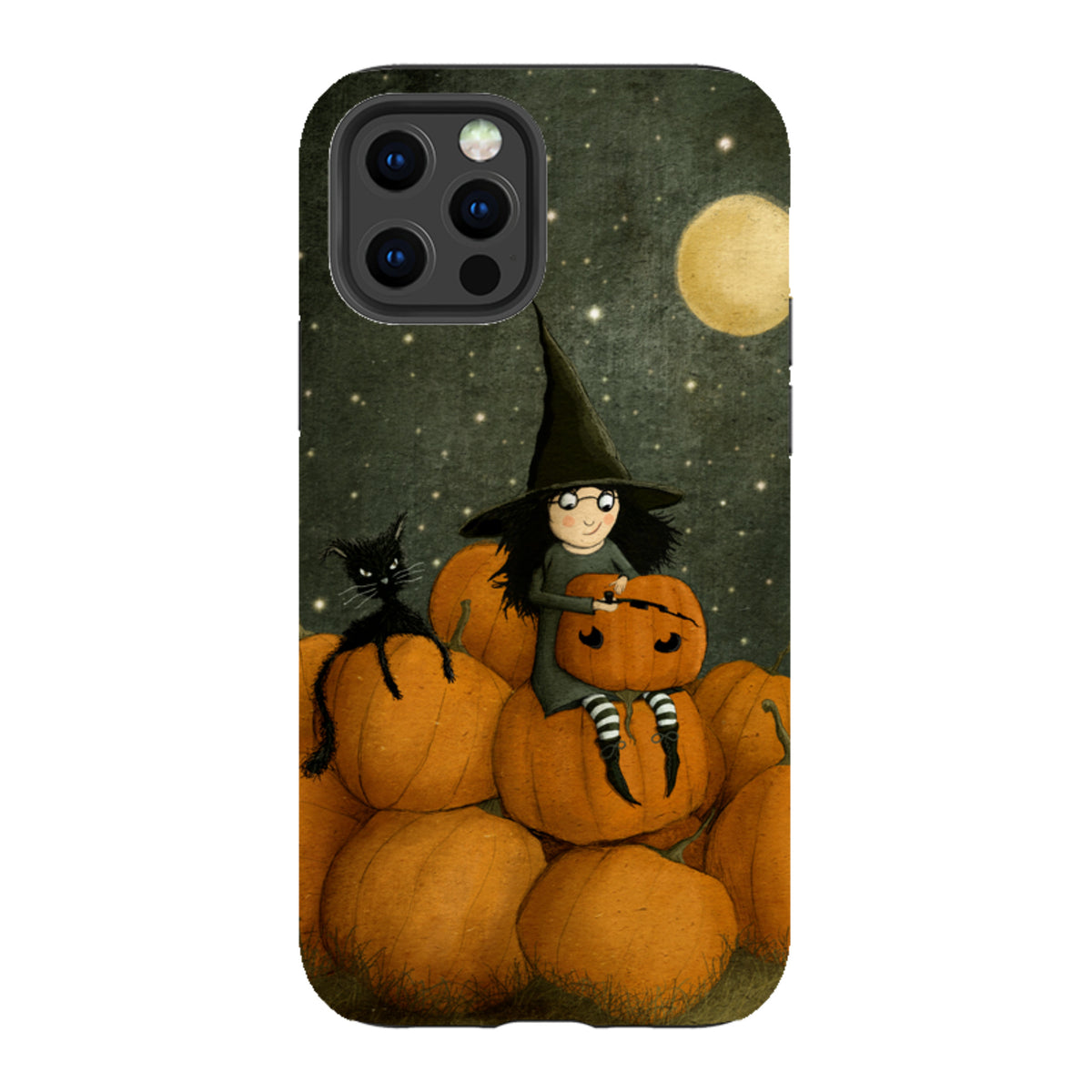 iPhone Tough Case - Pumpkin Witch By Maja Lindberg