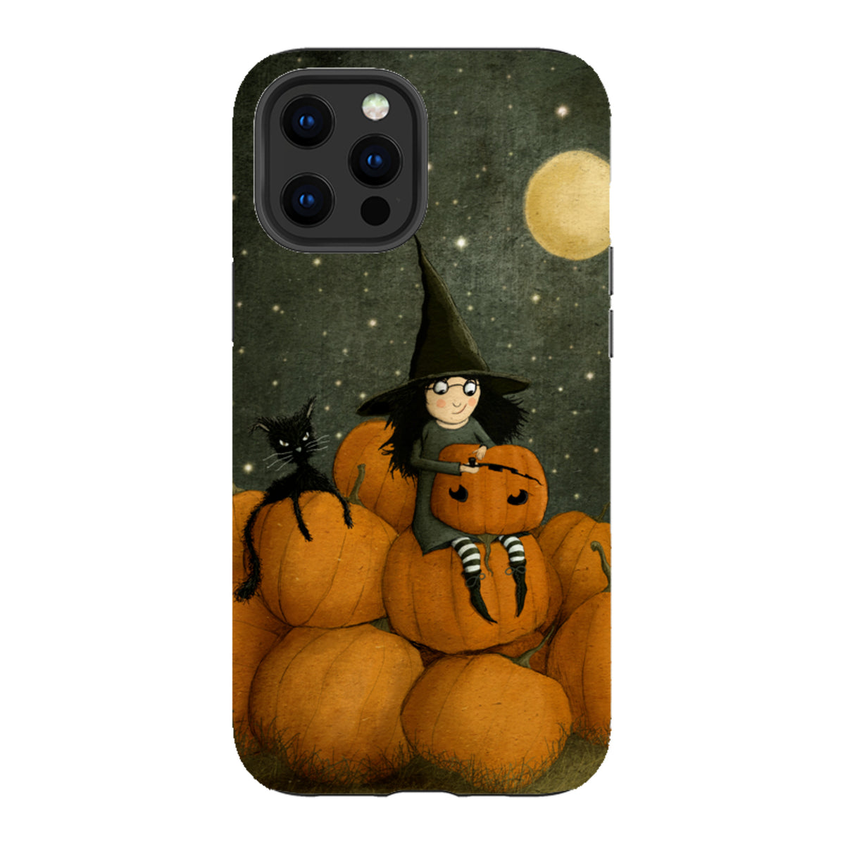 iPhone Tough Case - Pumpkin Witch By Maja Lindberg