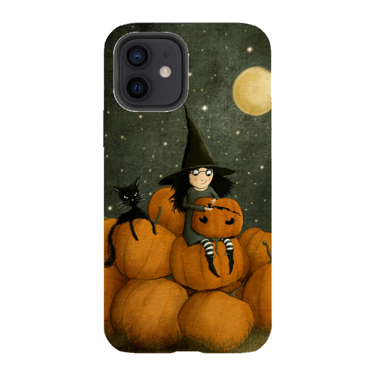 iPhone Tough Case - Pumpkin Witch By Maja Lindberg