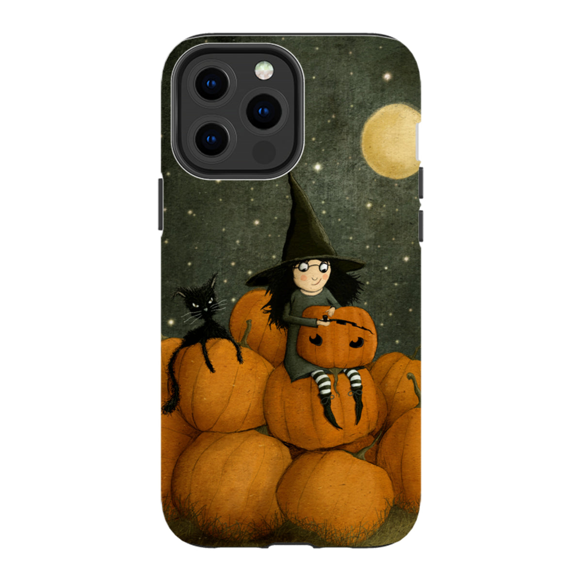 iPhone Tough Case - Pumpkin Witch By Maja Lindberg