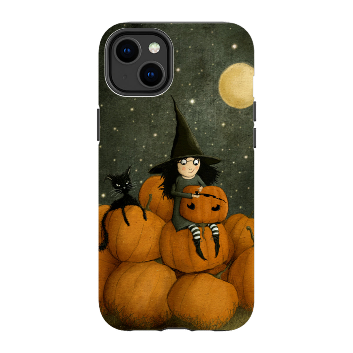 iPhone Tough Case - Pumpkin Witch By Maja Lindberg