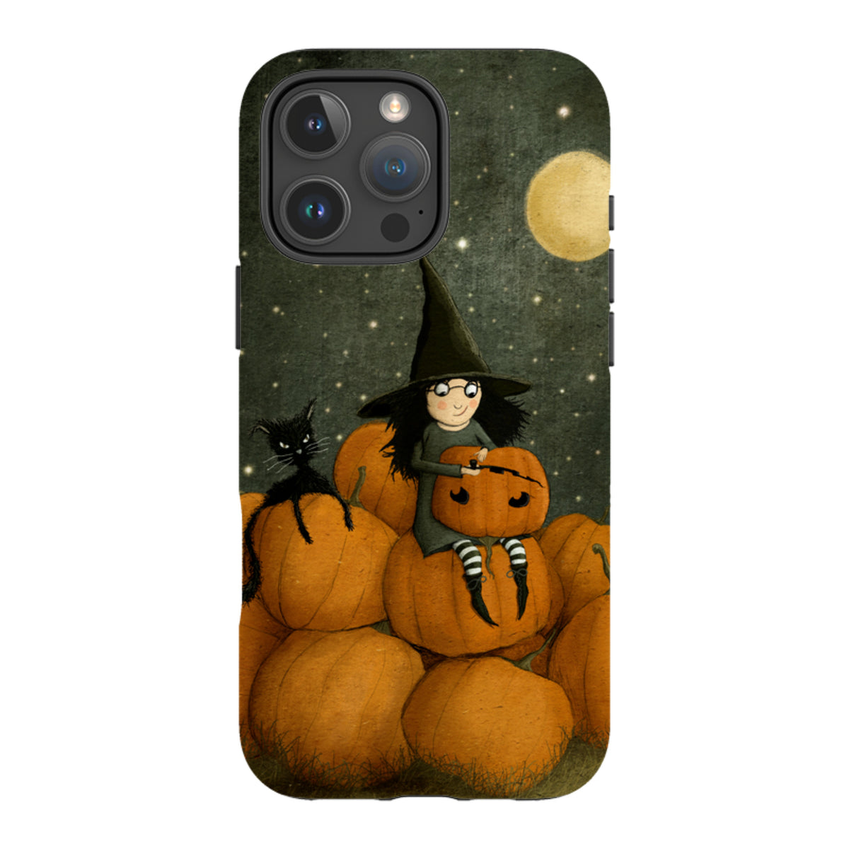 iPhone Tough Case - Pumpkin Witch By Maja Lindberg