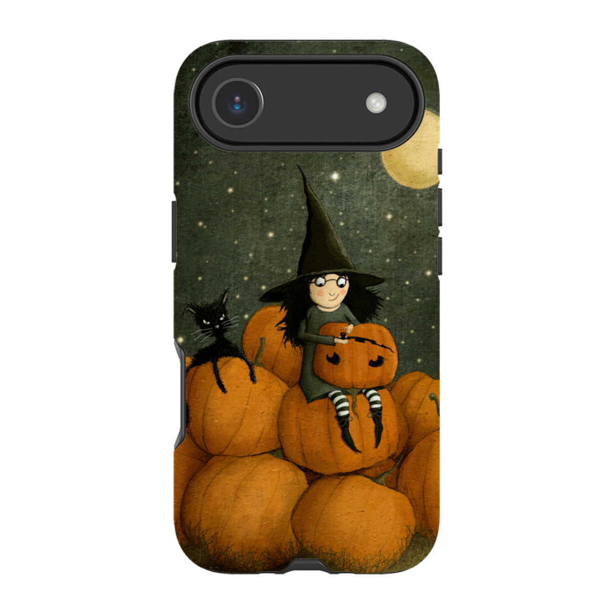 iPhone Tough Case - Pumpkin Witch By Maja Lindberg