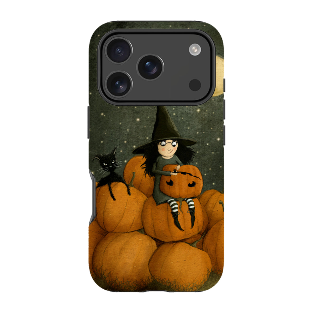 iPhone Tough Case - Pumpkin Witch By Maja Lindberg