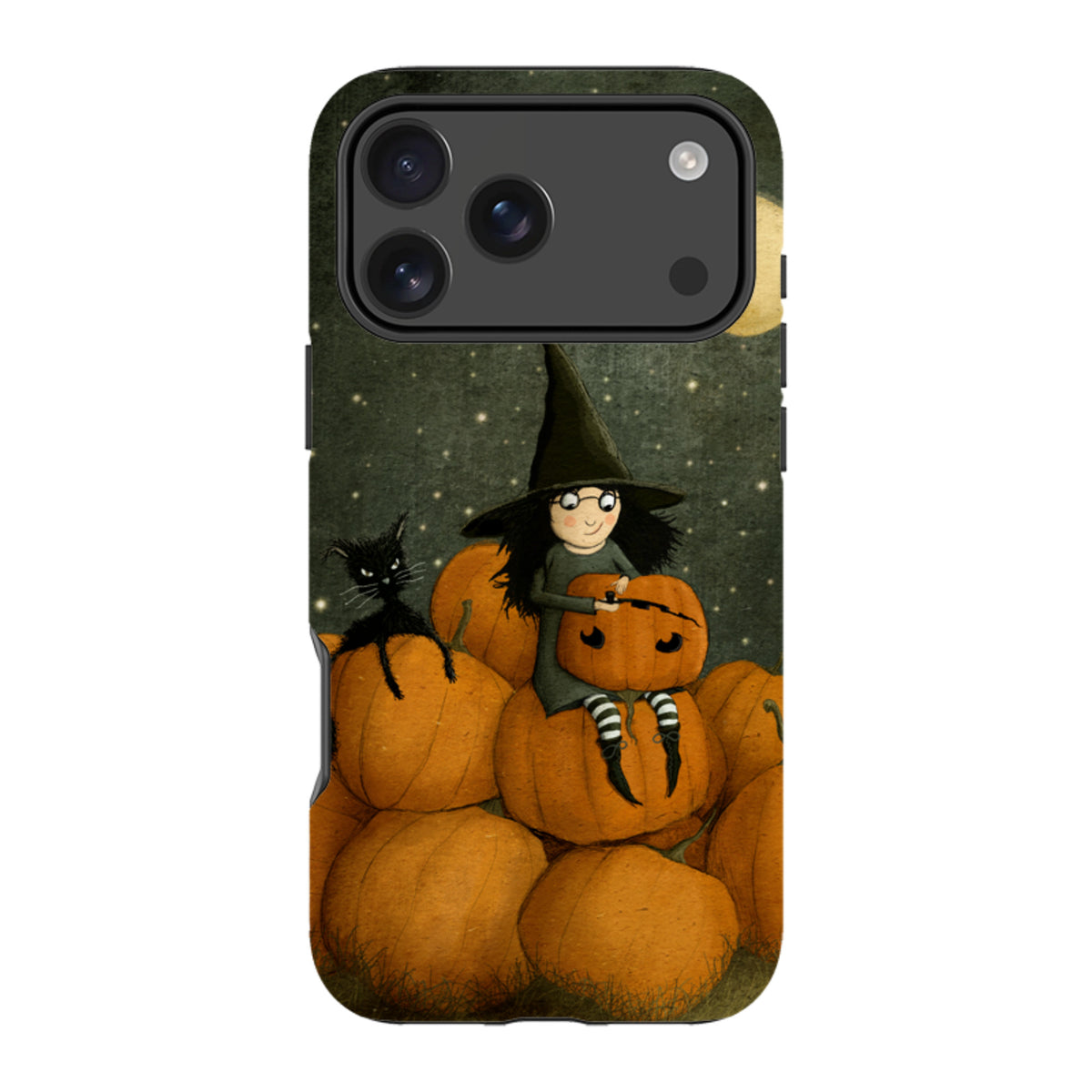 iPhone Tough Case - Pumpkin Witch By Maja Lindberg
